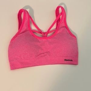 Pink Reebok bra
